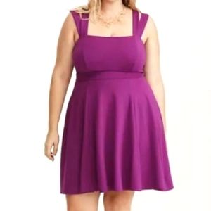 Torrid purple strappy dress